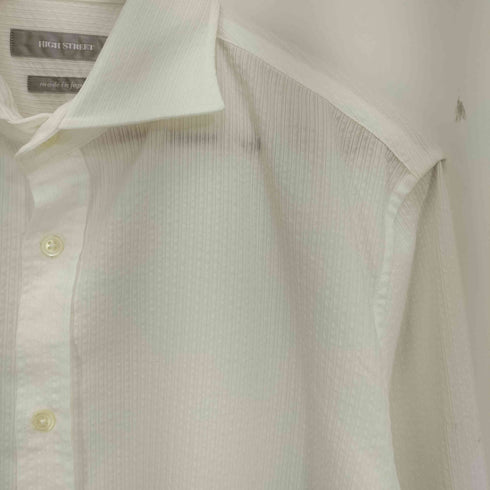 ハイストリート HIGH STREET シアサッカー 長袖シャツ メンズ LL