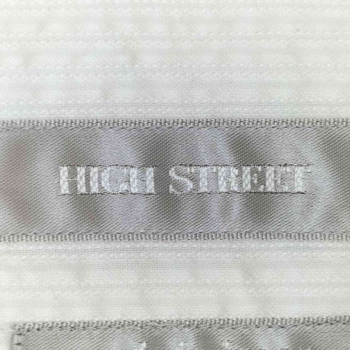ハイストリート HIGH STREET シアサッカー 長袖シャツ メンズ LL