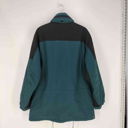 エルエルビーン L.L.Bean 90s ロゴ刺繍 裾ドローコード フーデッド ナイロン ジャケット メンズ import:L
