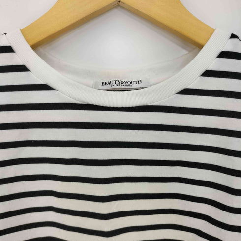 ビューティーアンドユースユナイテッドアローズ BEAUTY & YOUTH UNITED ARROWS コットンコンビフレア 5分袖 プルオーバー レディース