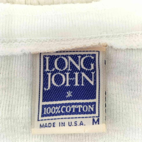 LONG JOHN 90S USA製 ヘンリーネックカットソー メンズ import:M