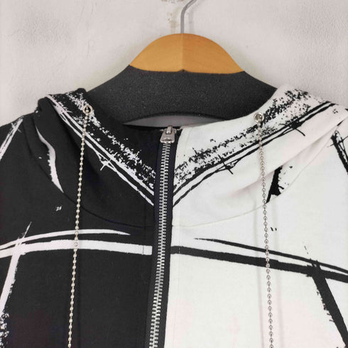 シヴァーライズ CIVARIZE 総柄ジップアップパーカー レディース FREE