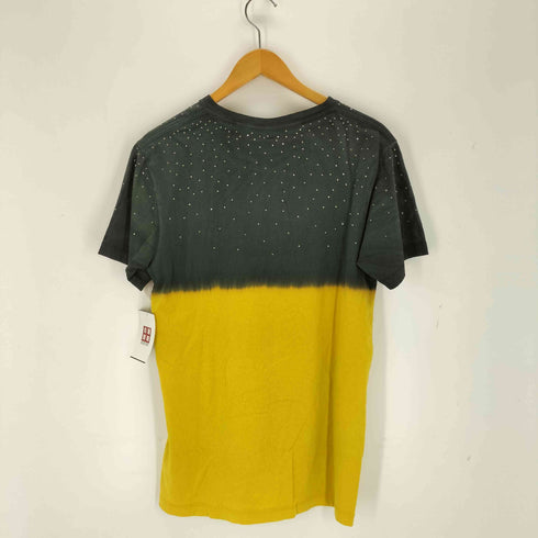 オフホワイト OFF-WHITE ラインストーン装飾タイダイTシャツ メンズ import:S