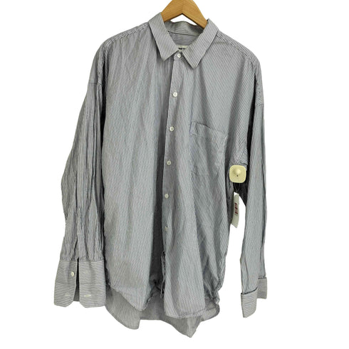 モンキータイム MONKEY TIME STRIPE WIDE REG W/CUFFS SHIRT メンズ L