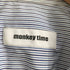 モンキータイム MONKEY TIME STRIPE WIDE REG W/CUFFS SHIRT メンズ L