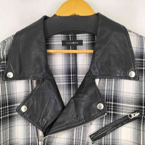 シヴァーライズ CIVARIZE ドッキングライダースジャケット メンズ FREE