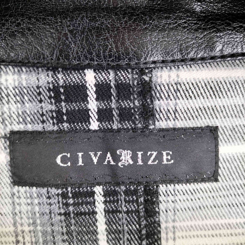 シヴァーライズ CIVARIZE ドッキングライダースジャケット メンズ FREE