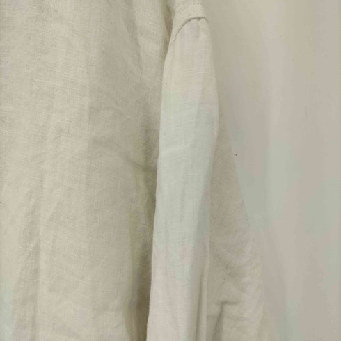 J.EDWARDS リネン L/S バンドカラーシャツ メンズ import:L