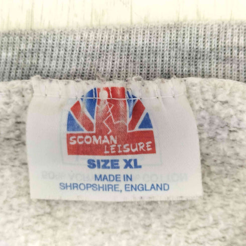 scoman leisure 80S カレッジロゴラグランスウェット メンズ import:XL