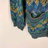 ミッソーニスポーツ MISSONI SPORTS 90S イタリア製 総柄コットンカーディガン メンズ