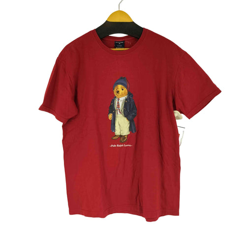 ポロスポーツラルフローレン POLO SPORT RALPH LAUREN 90S-00S フロントポロベアプリント S/S Tシャツ メンズ import:L