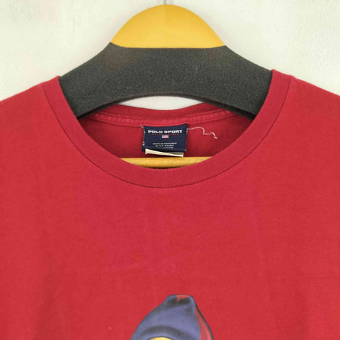 ポロスポーツラルフローレン POLO SPORT RALPH LAUREN 90S-00S フロントポロベアプリント S/S Tシャツ メンズ import:L