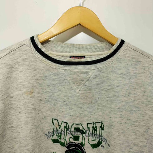 SAVVY 90S ミシガン チームロゴ刺繍 スウェット プルオーバー メンズ import:L