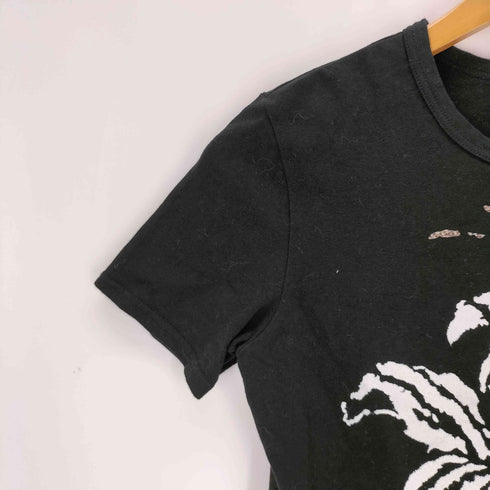 バルマン BALMAIN ラメプリントクルーネックTシャツ レディース JPN:38
