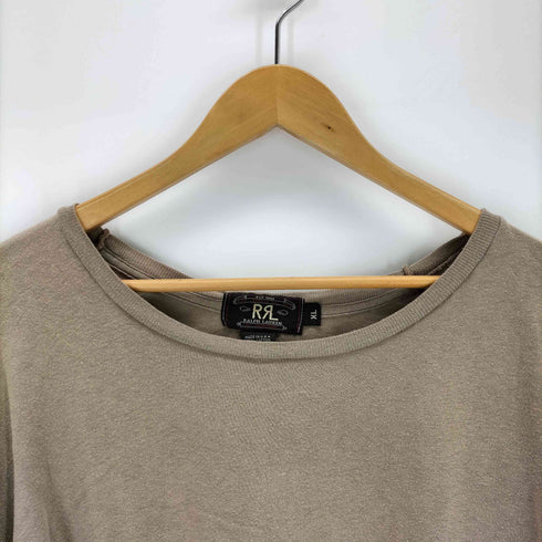 ダブルアールエルラルフローレン RRL RALPH LAUREN 90S USA製 三ツ星タグ クルーネックTシャツ メンズ import:XL