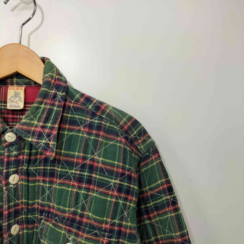 OURS タータンチェック L/S ワークシャツ メンズ