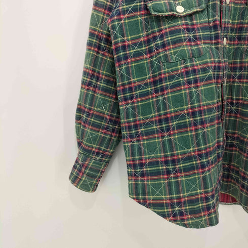 OURS タータンチェック L/S ワークシャツ メンズ