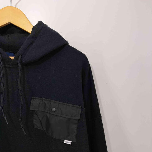 インターブリード INTERBREED ポケットナイロン切替 プルオーバーパーカー メンズ XXL