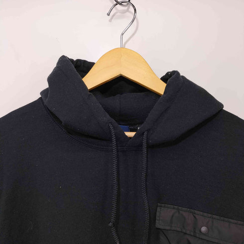 インターブリード INTERBREED ポケットナイロン切替 プルオーバーパーカー メンズ XXL