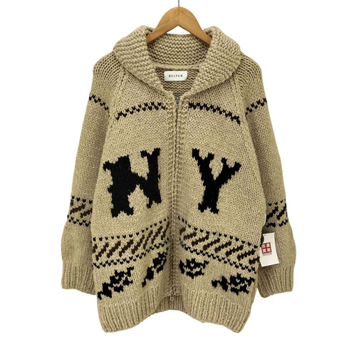ベルパー BELPER 22AW COWICHAN KNIT JACKET カウチン ニット ジャケット レディース FREE