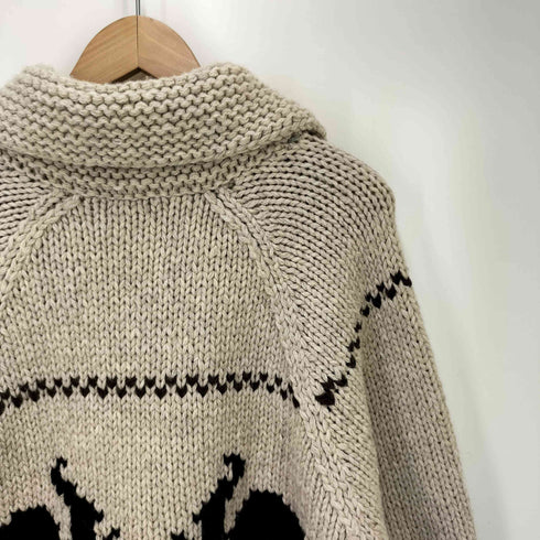 ベルパー BELPER 22AW COWICHAN KNIT JACKET カウチン ニット ジャケット レディース FREE