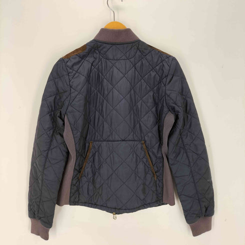 ラルフローレン RALPH LAUREN 異素材キルティングブルゾン レディース import:L