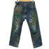 リーバイス Levis 復刻 702XX ボタン裏J22 BIG E シンチバック 赤耳 リメイク ペイント デニム メンズ