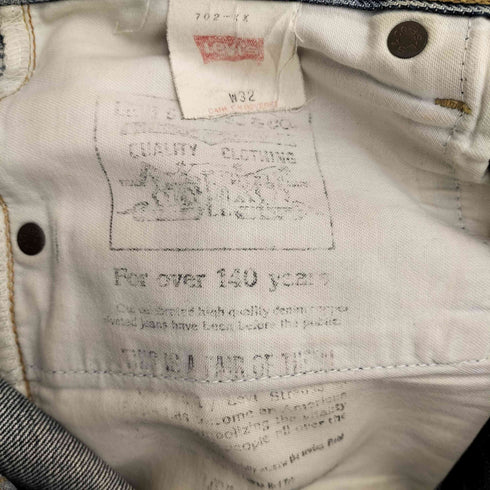 リーバイス Levis 復刻 702XX ボタン裏J22 BIG E シンチバック 赤耳 リメイク ペイント デニム メンズ