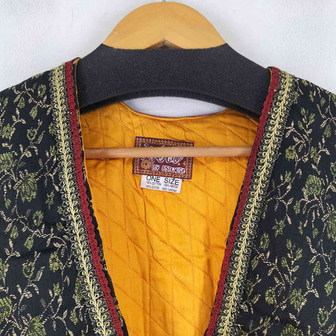 HIPPY CHIG 総柄アフリカンバティックベスト レディース ONE SIZE