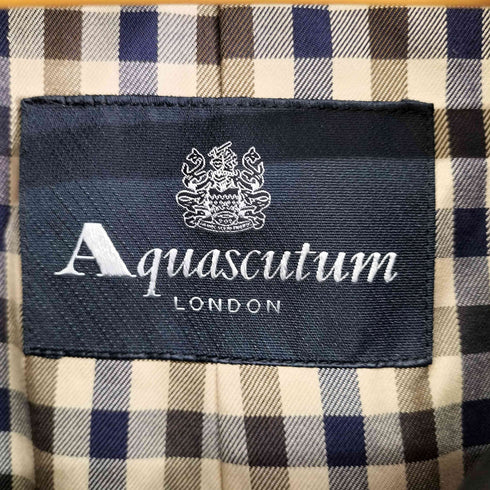 アクアスキュータム AQUASCUTUM トレンチコート メンズ 36