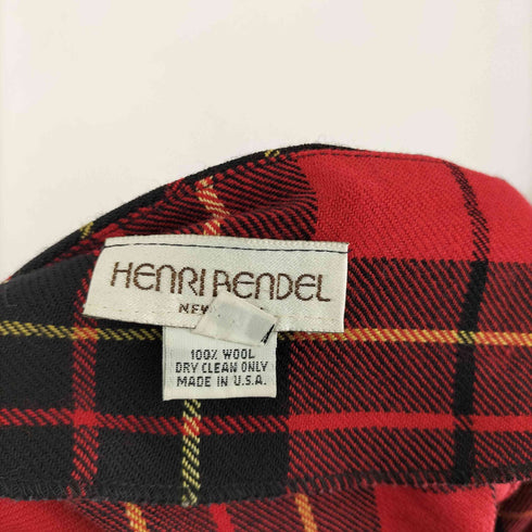 HENRI BENDEL チェック巻きスカート レディース