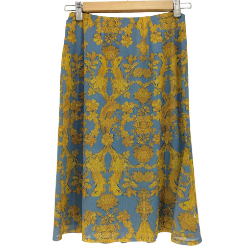 WACOAL DIA シアー 花柄 ミドルスカート レディース JPN:M