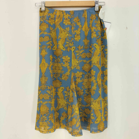 WACOAL DIA シアー 花柄 ミドルスカート レディース JPN:M