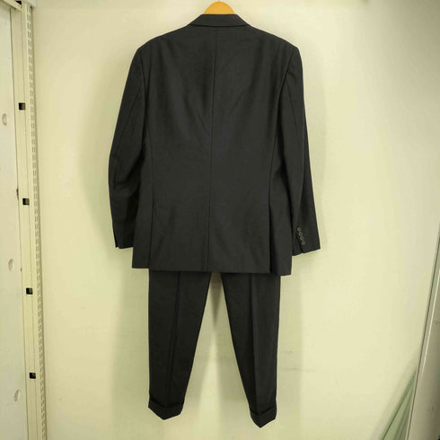 ロロピアーナ Loro Piana イタリア製 ウール100 シングル 3B テーラードジャケット 裾ダブル タック スラックス セットアップ メンズ A6