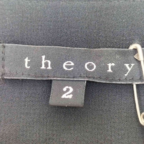 セオリー theory CIES RIPPLE シルク ギャザープリーツワンピース レディース JPN:2
