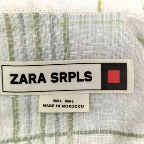 ザラ ZARA ZARA SRPLS CHCKD SHRT メンズ import:L