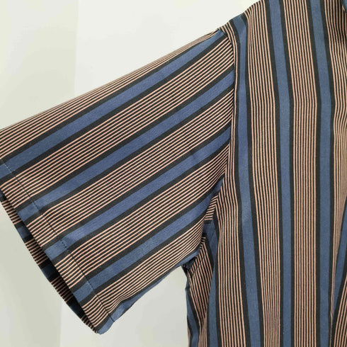 メイデンノワール MAIDEN NOIR ストライプショートスリーブシャツ メンズ