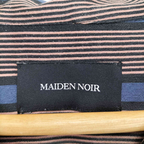 メイデンノワール MAIDEN NOIR ストライプショートスリーブシャツ メンズ