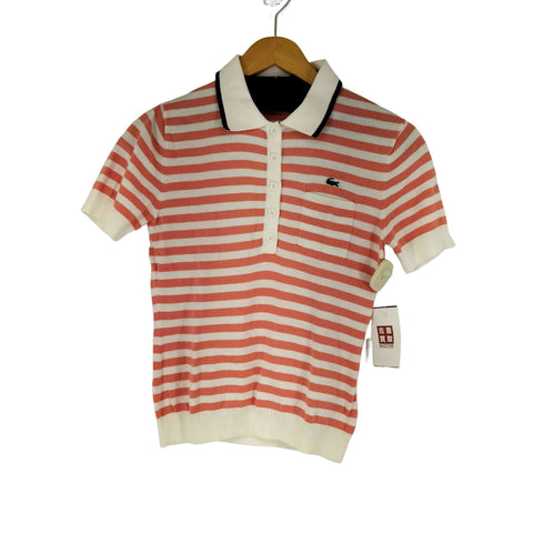 ラコステ LACOSTE S/S ボーダー ポロニット レディース EUR:40