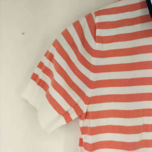 ラコステ LACOSTE S/S ボーダー ポロニット レディース EUR:40