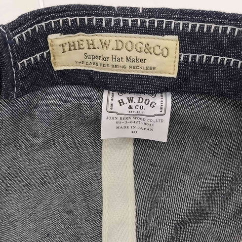 ドッグアンドコー THE H.W. DOG&CO. TRUCKER CAP インディゴ メンズ