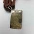 ポロラルフローレン POLO RALPH LAUREN 90S Silver 925 刻印 Native Necklace ネイティブ ネックレス コンチョボタン 編み込みレザー メンズ