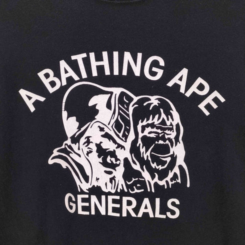 アベイシングエイプ A BATHING APE 90S 初期タグ ジェネラル プリント リバースウィーブ型 スウェット メンズ