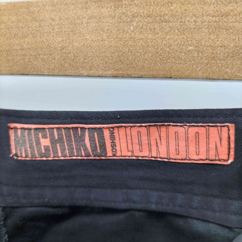 ミチコロンドン MICHIKO LONDON フロントデザイン1タックパンツ レディース