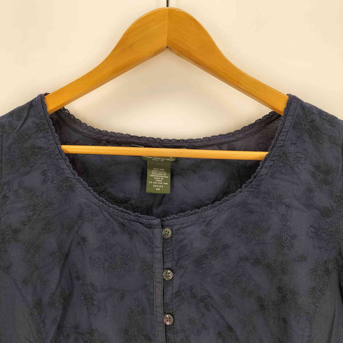エディーバウアー Eddie Bauer 刺繍ブラウス レディース import:M