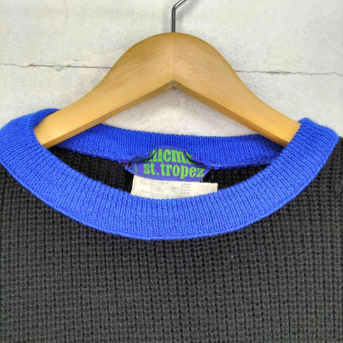 MICMAC MADE IN FRANCE マルチカラーニット メンズ