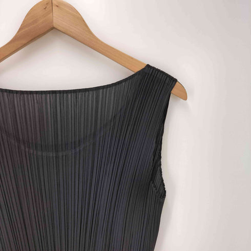 プリーツプリーズイッセイミヤケ PLEATS PLEASE ISSEY MIYAKE Pleats Top プリーツ スリーブレス トップ レディース JPN:3