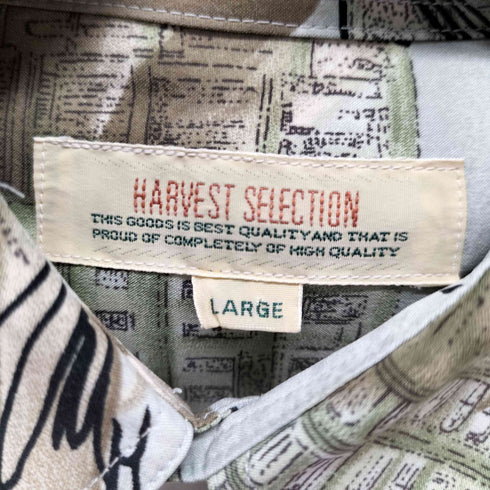 HARVESTSELECTION L/S 総柄シャツ メンズ import:L
