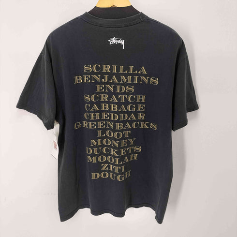 ステューシー Stussy S/S 両面ロゴプリントコットンクルーネックTシャツ メンズ import:L