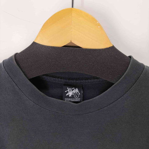 ステューシー Stussy S/S 両面ロゴプリントコットンクルーネックTシャツ メンズ import:L